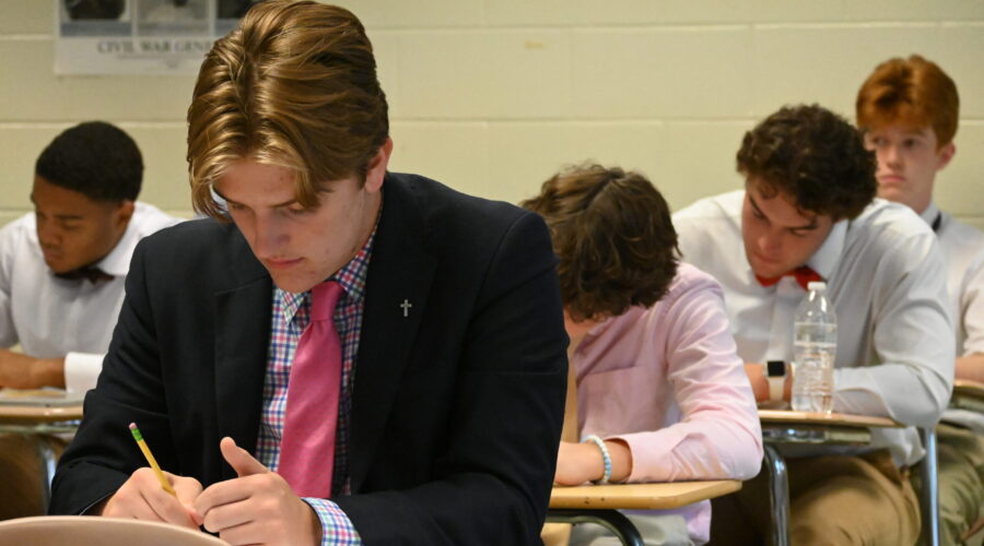 Students Taking Test